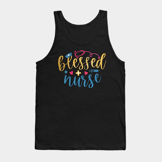 blessed nurse Tank Top by busines_night